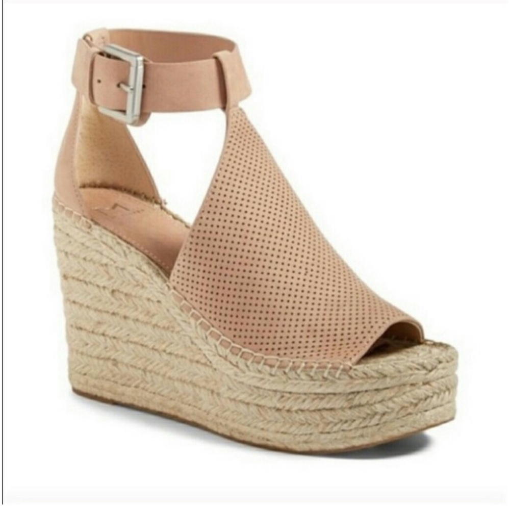 NEW Marc Fisher Espadrille Platform Wedge Size 7